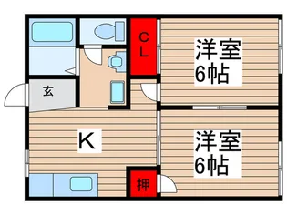 ウィンドコートB棟【1階】の間取り
