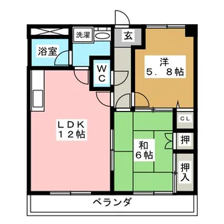 コンフォース【2階】の間取り