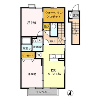 フレール II【2階】の間取り