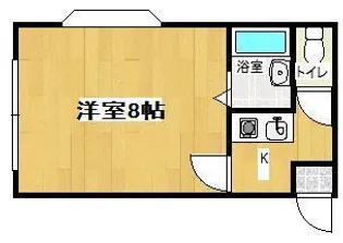 メゾンドもくれん【2階】の間取り