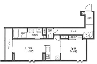 ヘルメスコート【3階】の間取り
