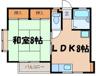ホソカワビル【2階】の間取り