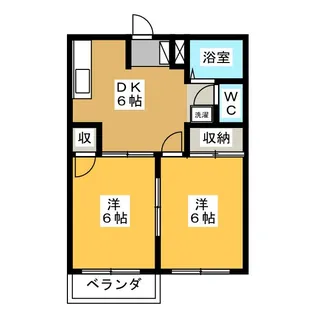 チェリーハウス【2階】の間取り