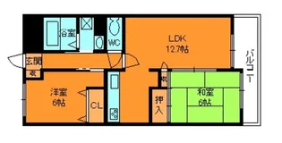 センチュリーアスカ9【4階】の間取り