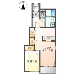 ヴァン・セゾニエ I【1階】の間取り