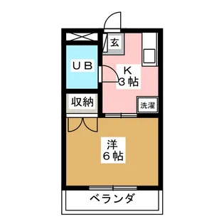 第2ふじたけマンション【2階】の間取り