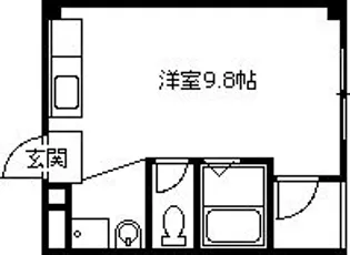 松原ハイム【3階】の間取り