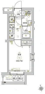 Le a MARKS東白楽【4階】の間取り