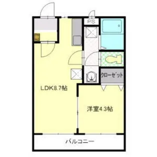 ジューンベリー【1階】の間取り