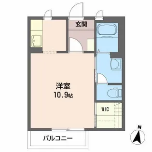シャーメゾン菜摘【1階】の間取り