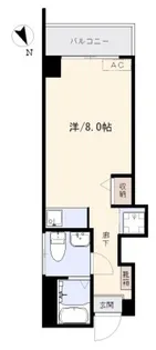 ヴィラ鶴見町14【2階】の間取り