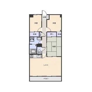 フォレストマンション【2階】の間取り
