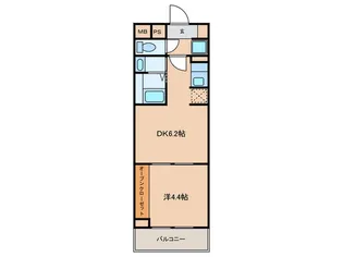 GRANPASEO大森北【1階】の間取り