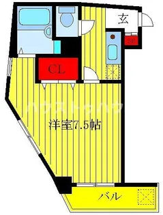 東京都北区東田端1【マンション】の間取り