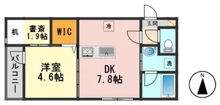 クレディ新小岩【4階】の間取り