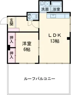 サニーヒルいそま【3階】の間取り