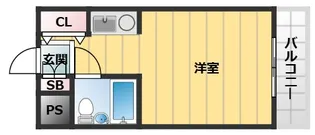 大阪府吹田市末広町【マンション】の間取り
