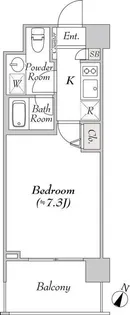 BLUROCK豊洲【5階】の間取り