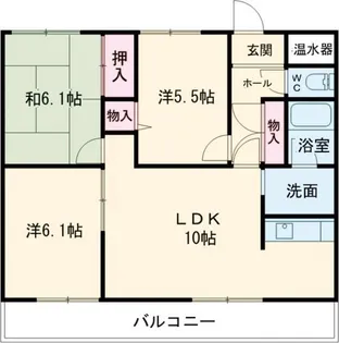 3LDKの間取り画像