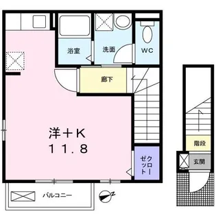 埼玉県川口市西川口3【アパート】の間取り