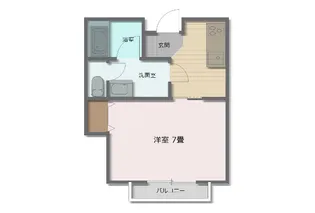 ウエストコート【2階】の間取り