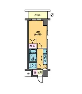 カスタリア要町【5階】の間取り