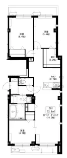 Lumineige ~ルミネージュ~【3階】の間取り