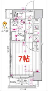 ガーラ・ステージ横濱関内【7階】の間取り
