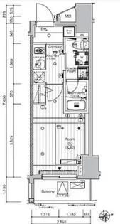 東京都豊島区高田2【マンション】の間取り