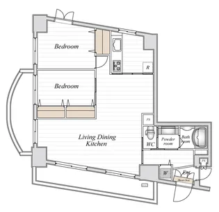 東京都文京区春日2【マンション】の間取り
