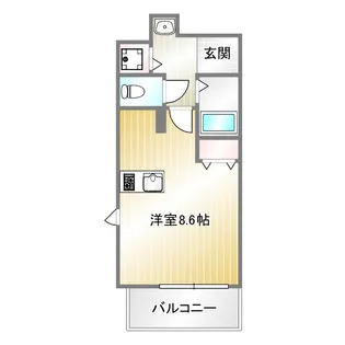 プレサンス三宮花時計前【12階】の間取り