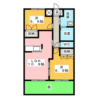 La’pin【1階】の間取り