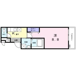 大阪府堺市北区中長尾町4【アパート】の間取り