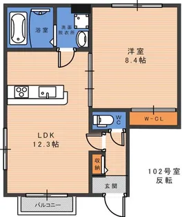 Residence東田辺【1階】の間取り