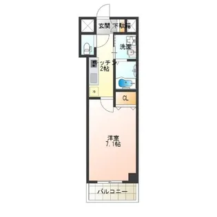 K-フロント今宮I番館【5階】の間取り