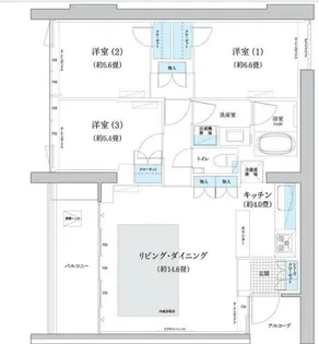 3LDKの間取り画像