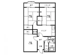 広島畳材安古市ビル【8階】の間取り