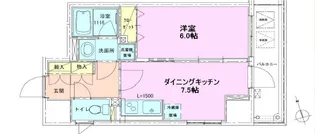 東京都中央区入船3【マンション】の間取り
