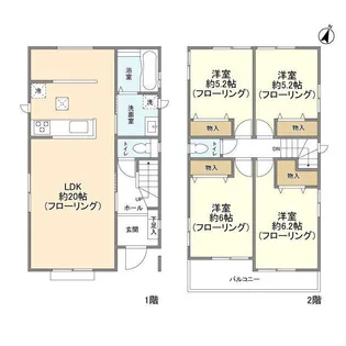 埼玉県さいたま市岩槻区本丸1【一戸建】の間取り
