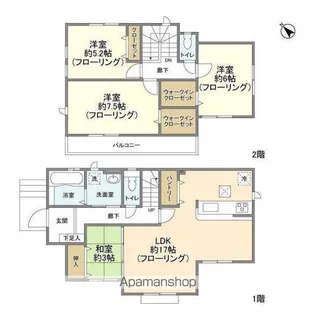 千葉県船橋市大穴北2【一戸建】の間取り