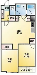 西池袋グリーンハイツ【2階】の間取り