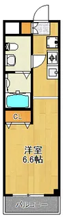 神奈川県川崎市幸区矢上【マンション】の間取り