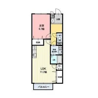 HopeHill新田【2階】の間取り