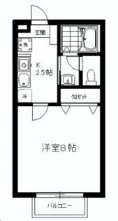 山王K2コート【2階】の間取り