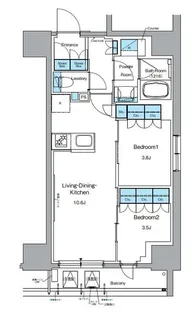 東京都台東区台東3【マンション】の間取り