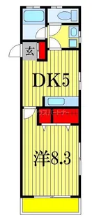 朝日ビル西船橋【4階】の間取り