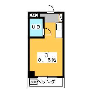 ファサード鷹の台【3階】の間取り