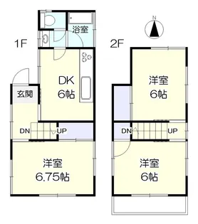 神奈川県平塚市山下3【一戸建】の間取り
