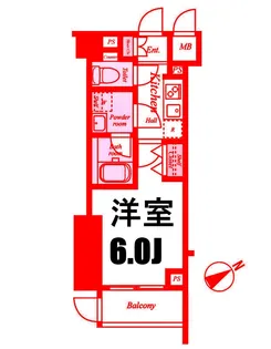 Le’a横濱ウエストステージ【1階】の間取り