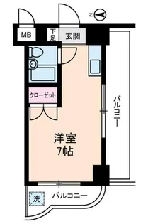 エレガンス綾瀬6【8階】の間取り